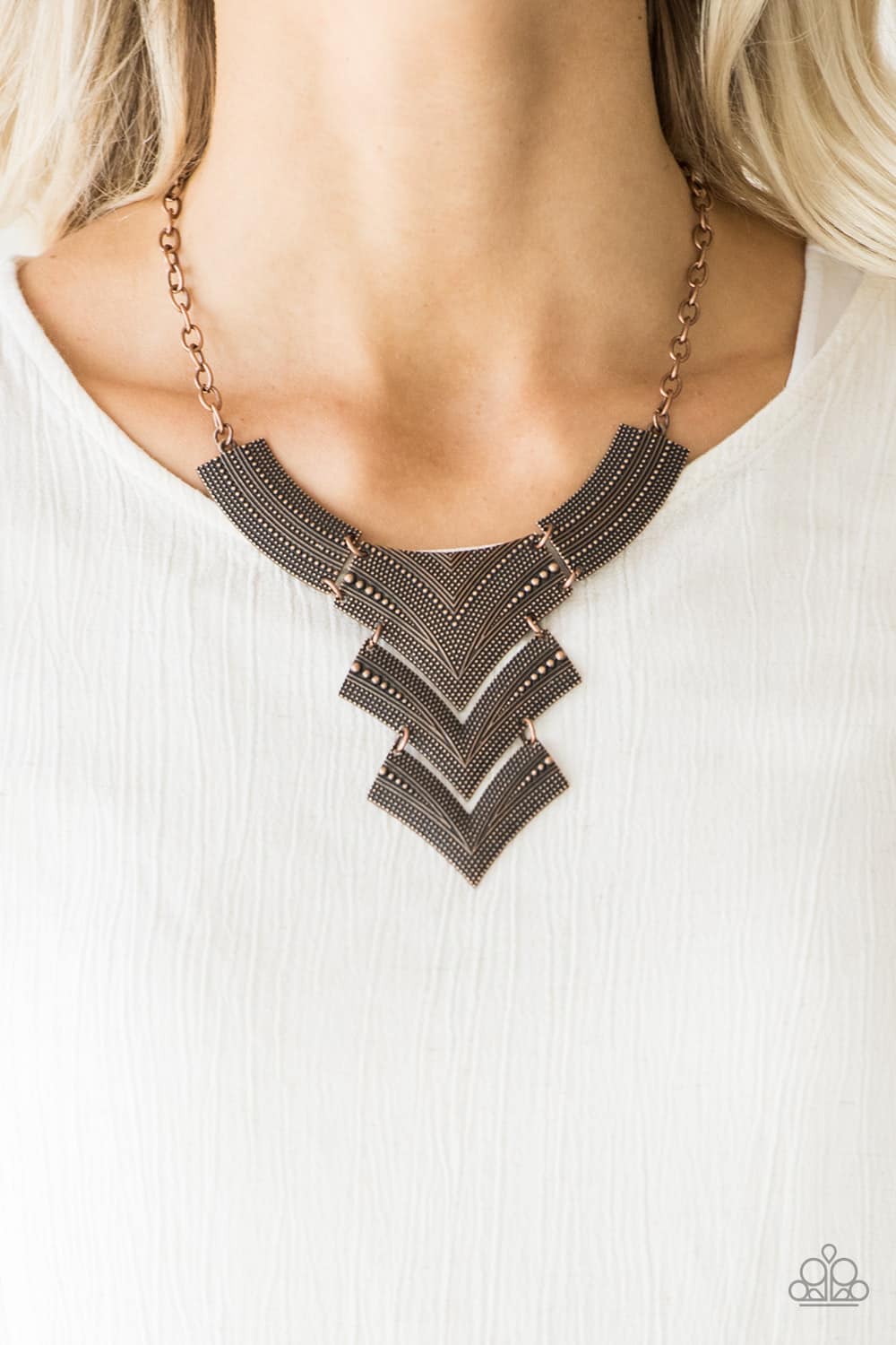 Fiercely Pharaoh Copper Necklace