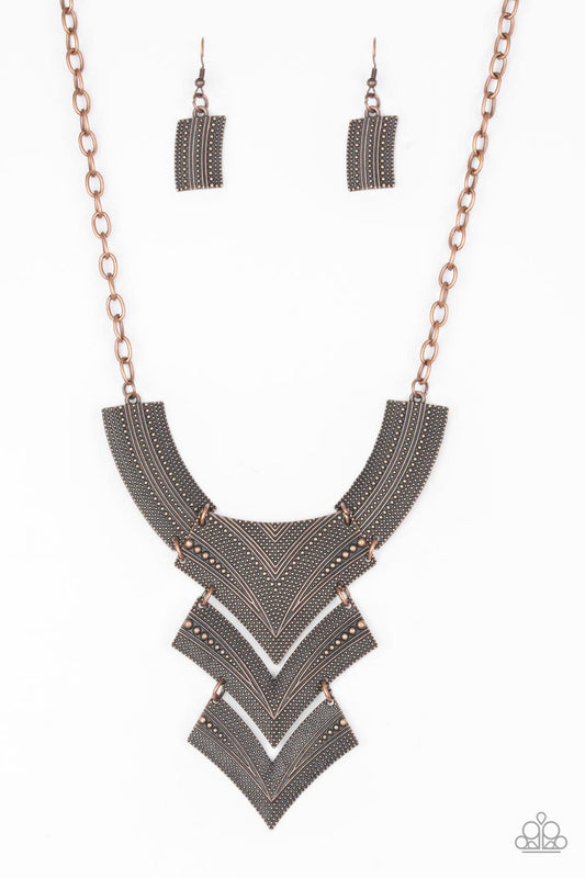 Fiercely Pharaoh Copper Necklace