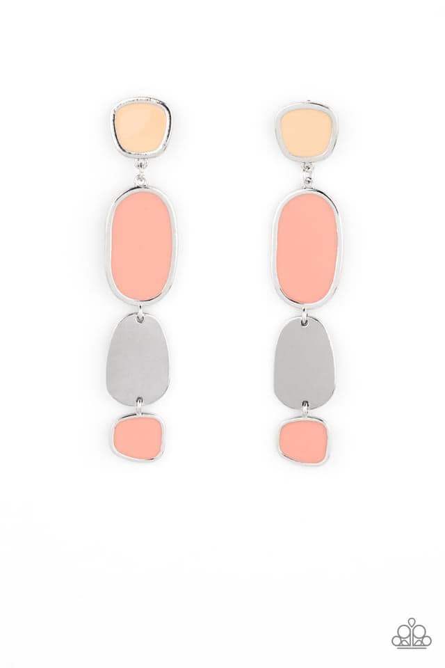 All Out Allure Orange Post Earrings