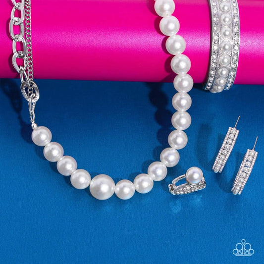 Fiercely 5th Avenue White Pearl Fashion Fix Set - June 2023