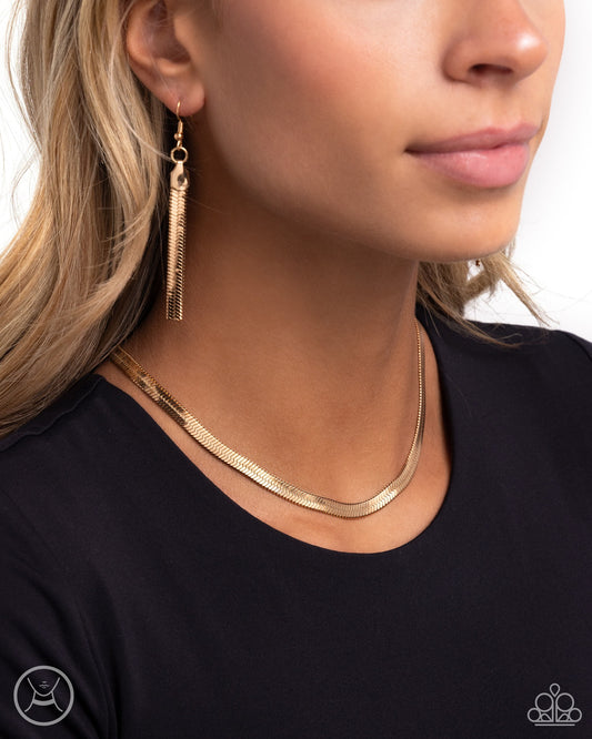 Musings Moment Gold Choker Necklace