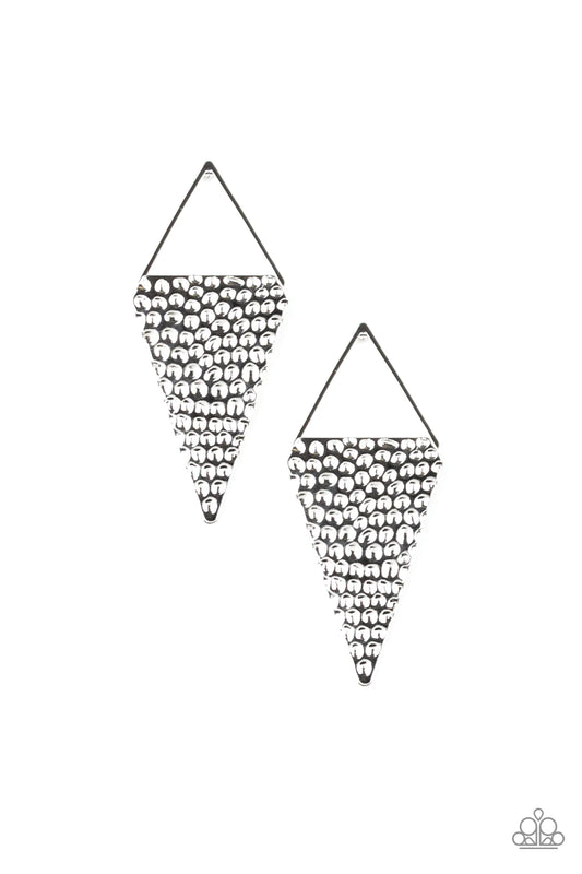 Have a Bite Silver Earrings