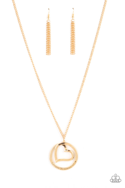 Positively Perfect Long Gold Necklace