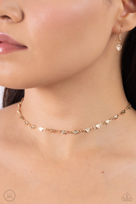 Cupid Catwalk Gold Heat Choker