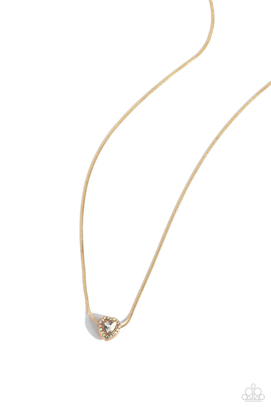 Simply Sentimental Gold Heart Necklace