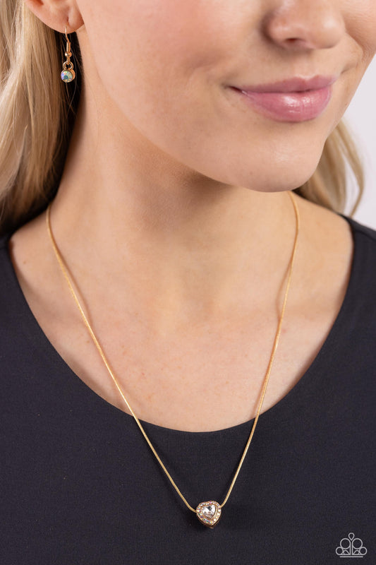 Simply Sentimental Gold Heart Necklace