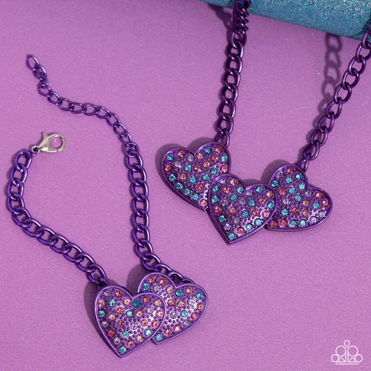 Lovestruck Purple Heart Set