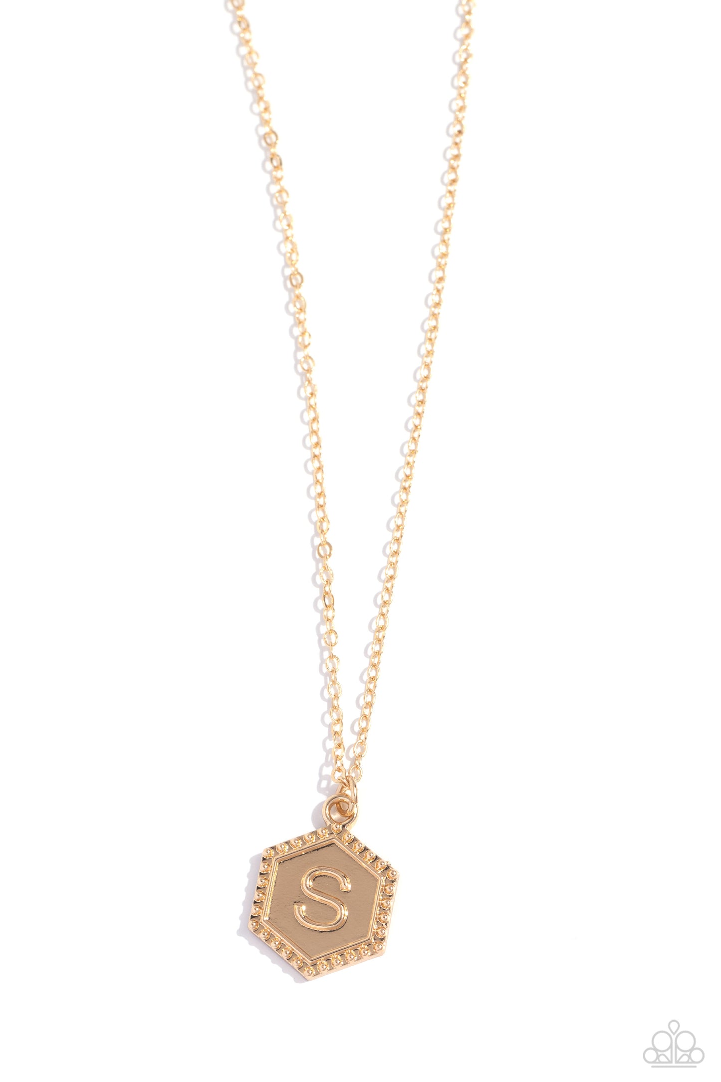 Emblematic Elegance - S - Gold Initial Necklace