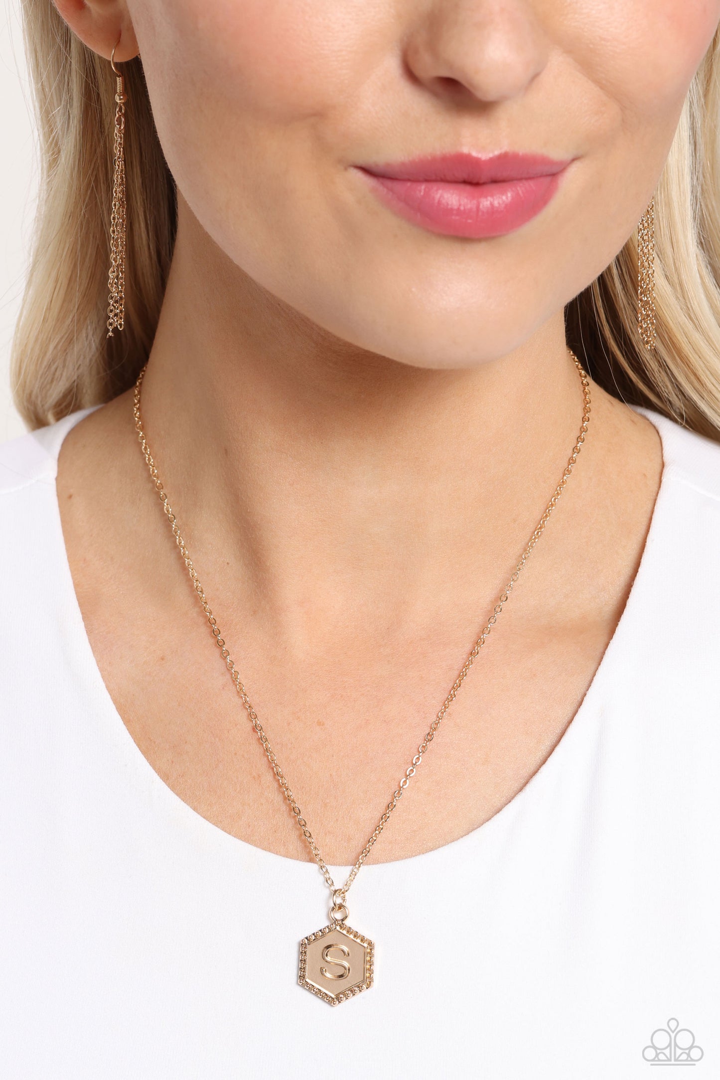 Emblematic Elegance - S - Gold Initial Necklace