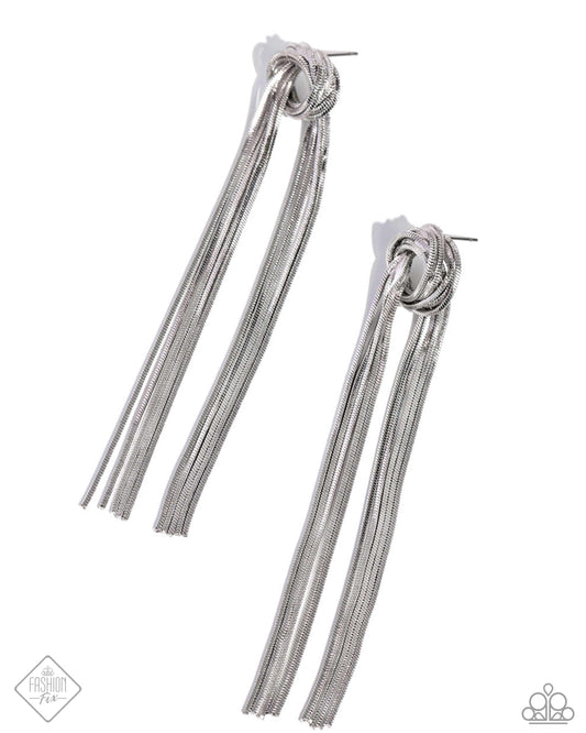 All STRANDS On Deck Silver Earrings