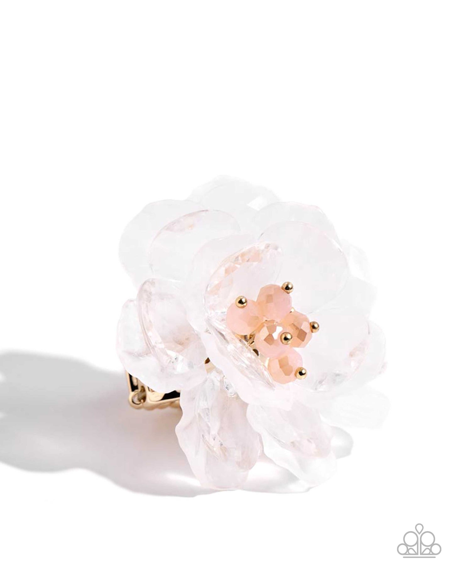 Petal Privilege White Floral Ring