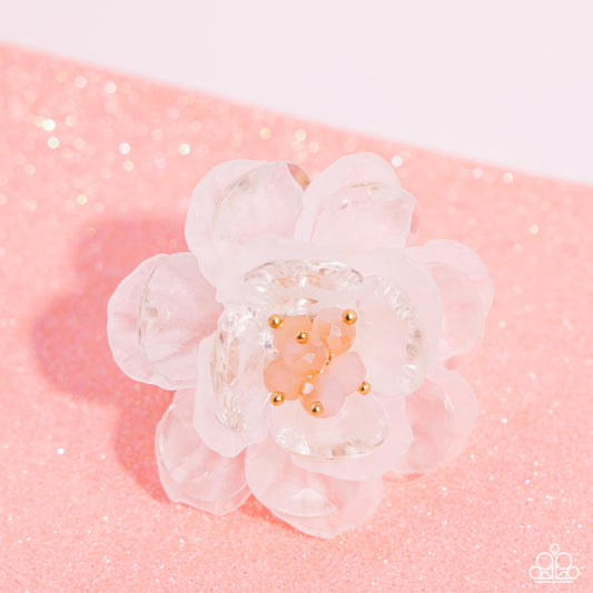 Petal Privilege White Floral Ring