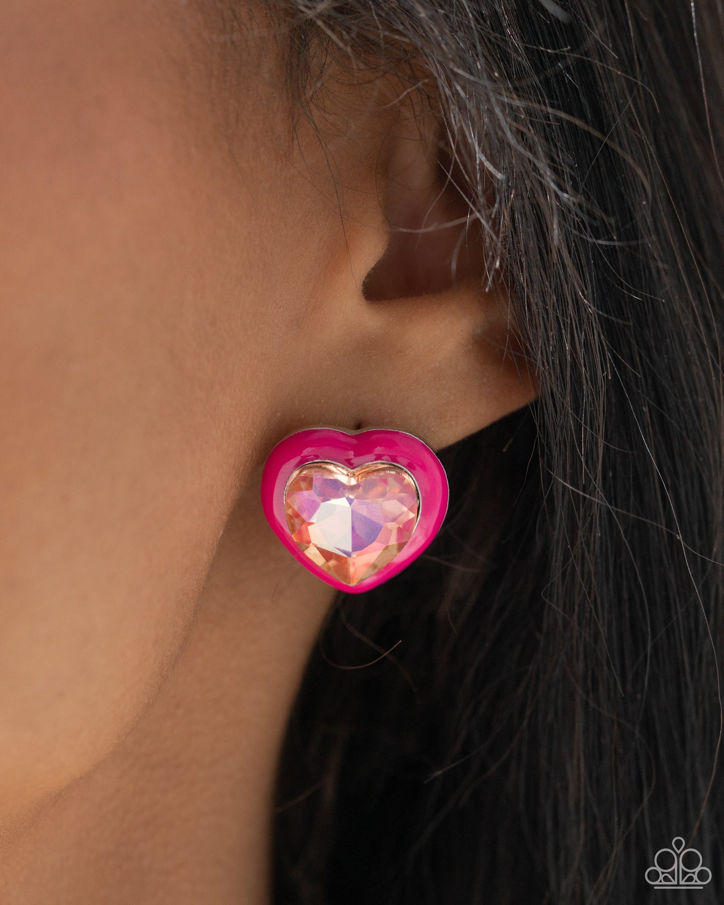 Heartfelt Haute Pink Earrings