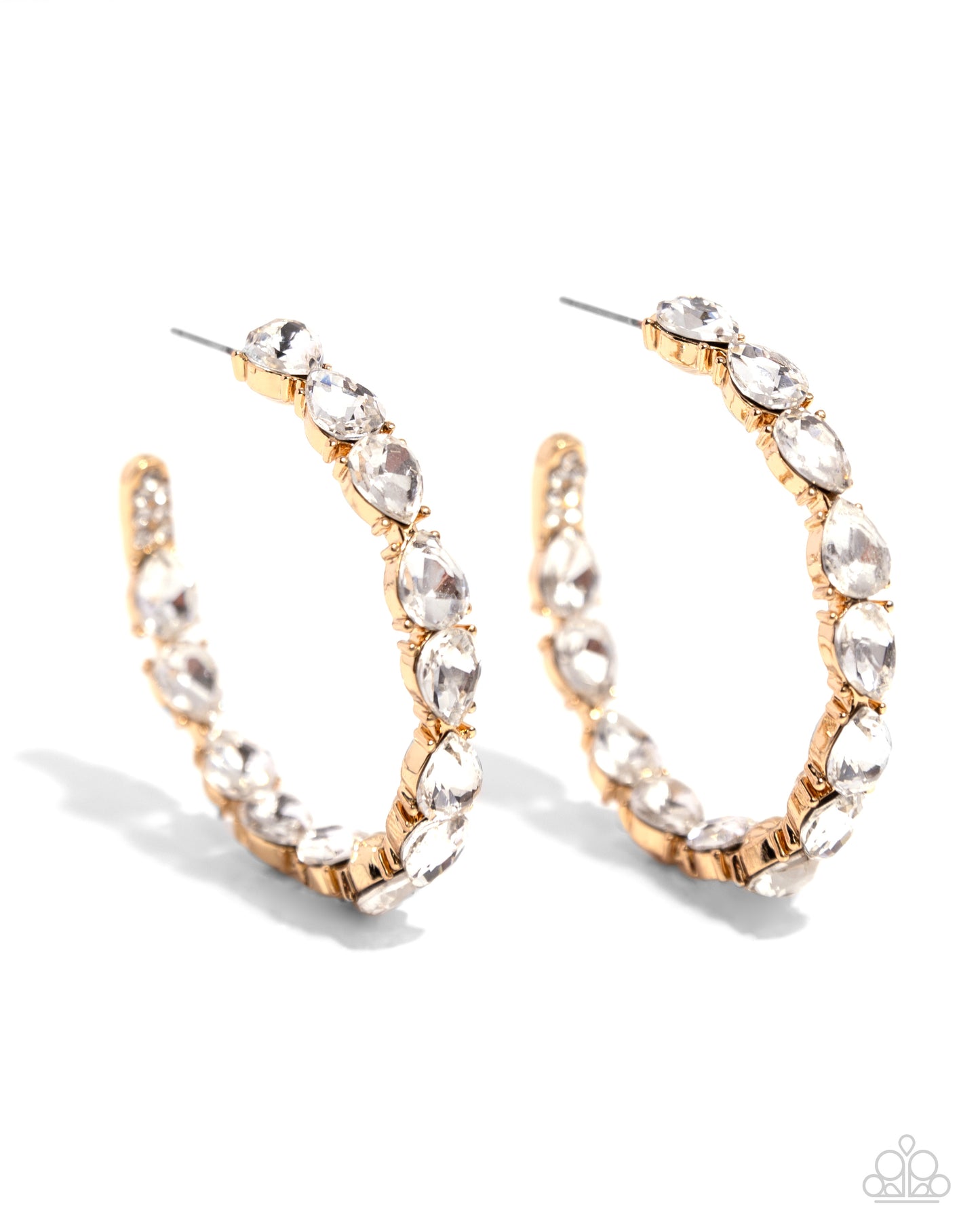 Presidential Pizzazz Gold Hoops