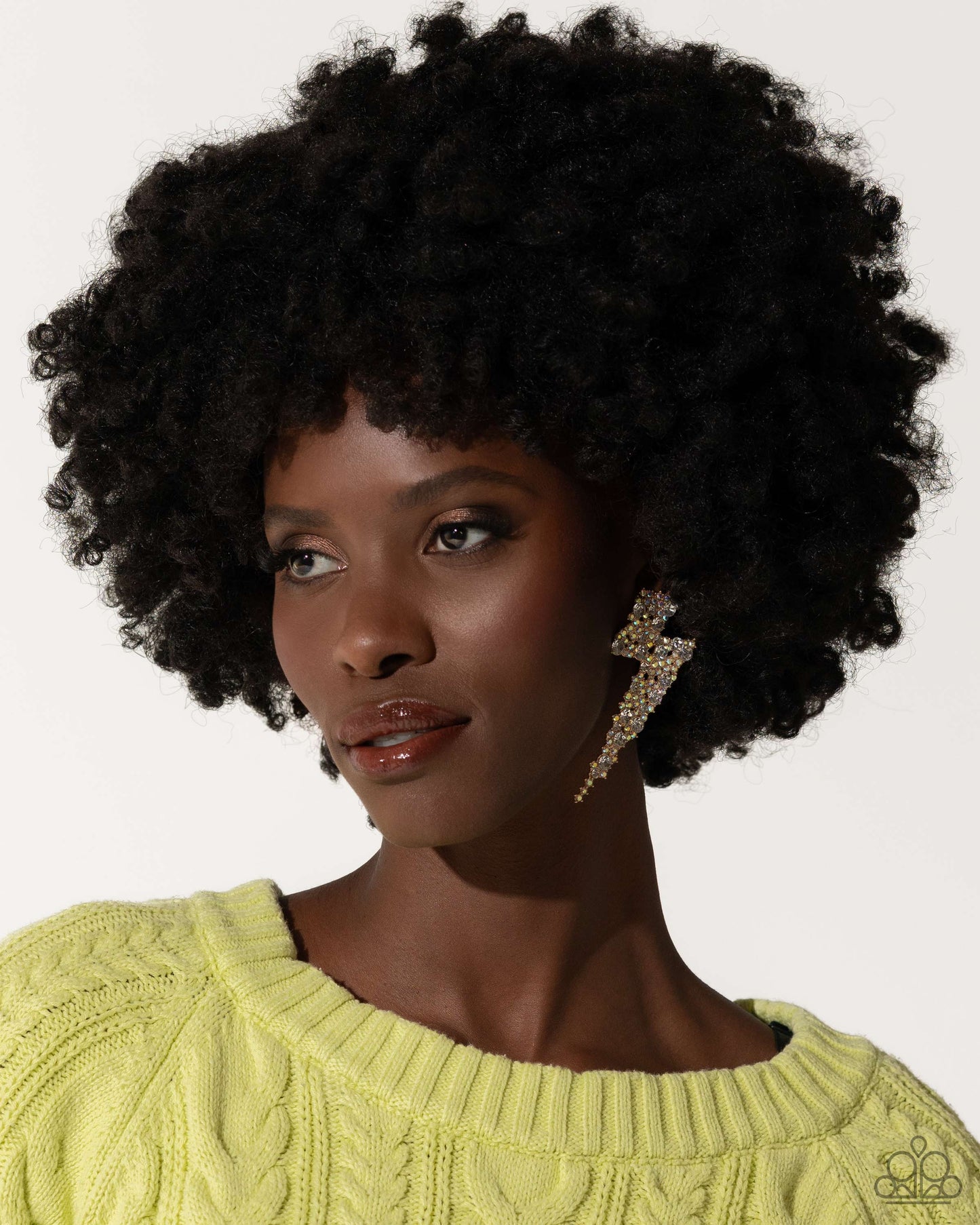 Electric Effulgence Gold Multi Earrings