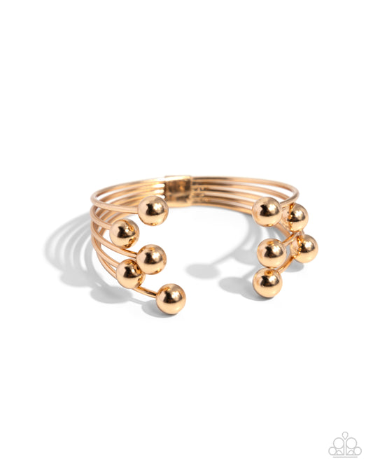 Assembly Line Gold Cuff Bracelet