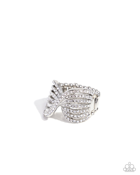 Pinched Promise Silver Ring