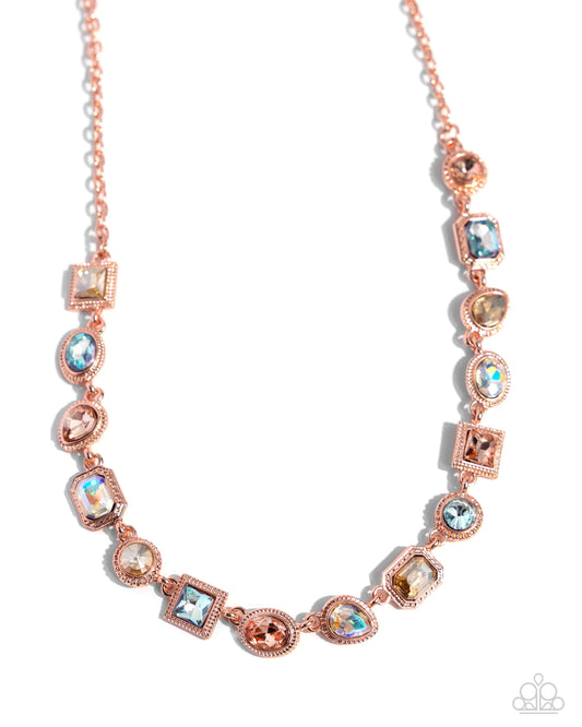 Gallery Glam Copper Necklace