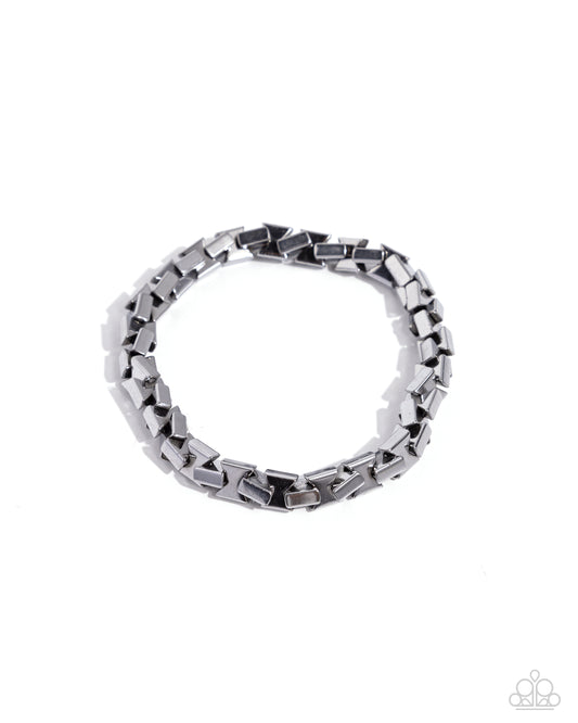 Interlocked Ideal Silver Urban Unisex Bracelet