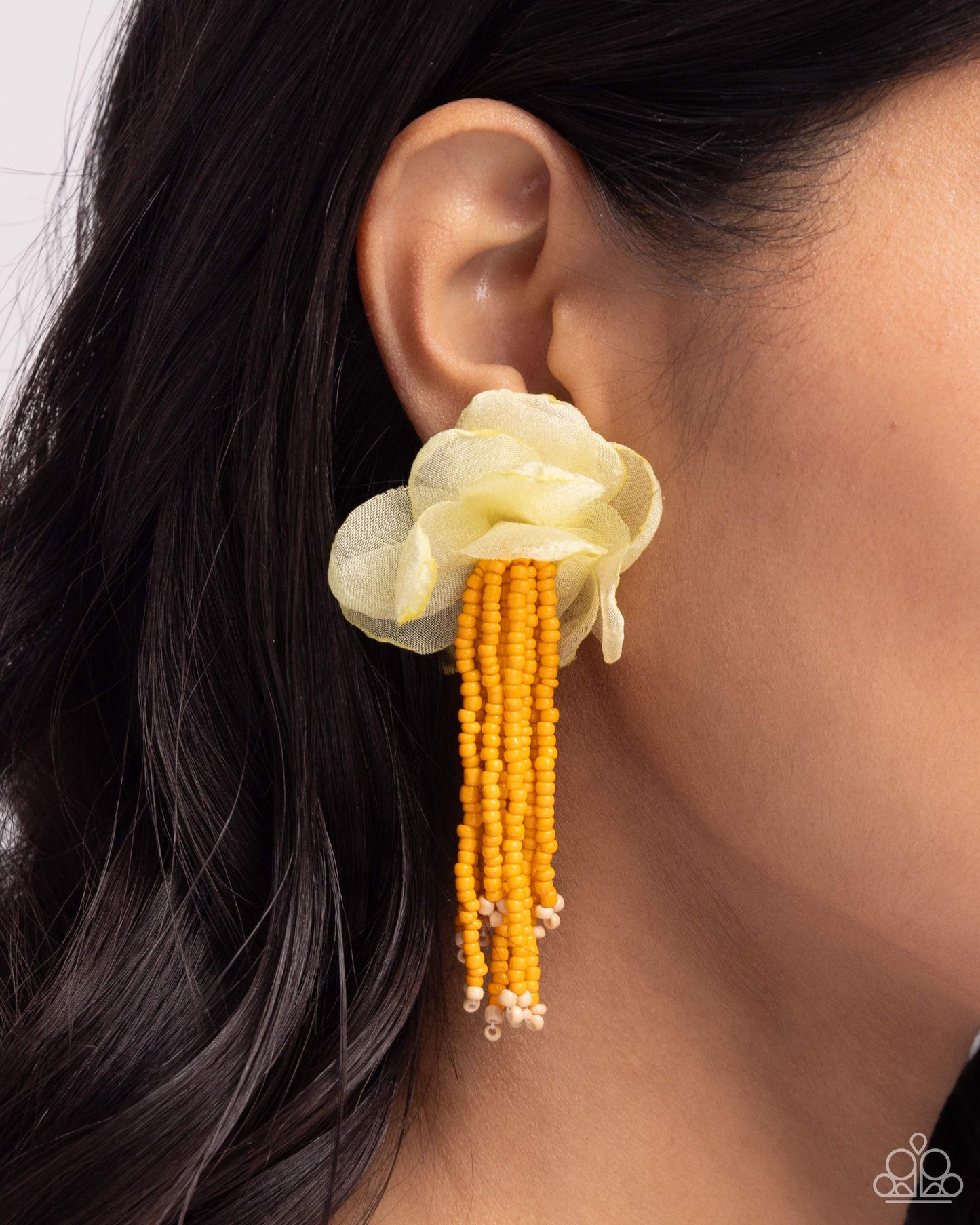 Cinderella Charisma Yellow Orange Earrings