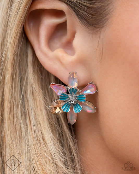 Hamptons Habit Multi Floral Earrings