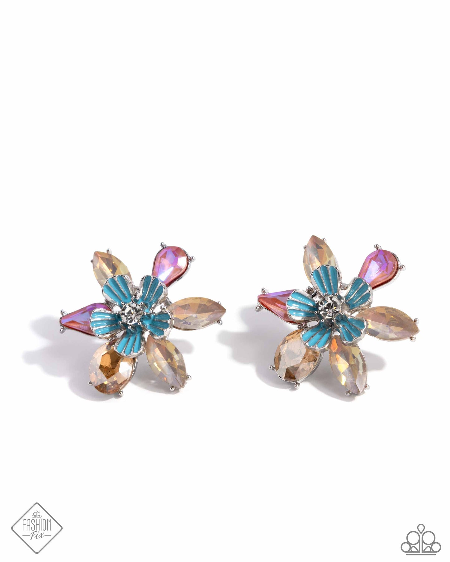 Hamptons Habit Multi Floral Earrings