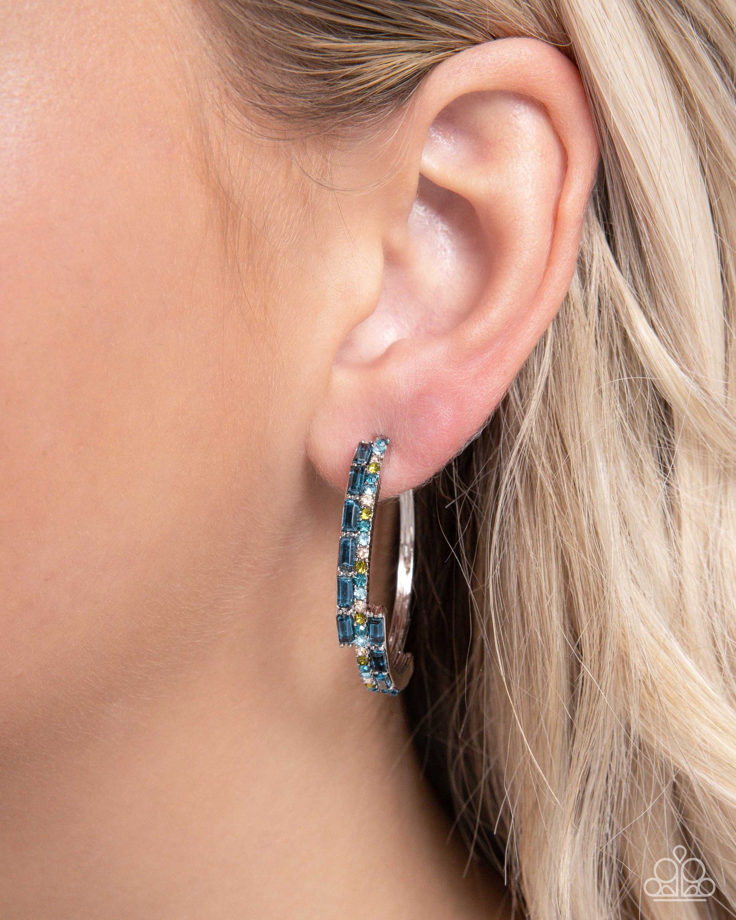 Ritzy Reputation Blue Hoops