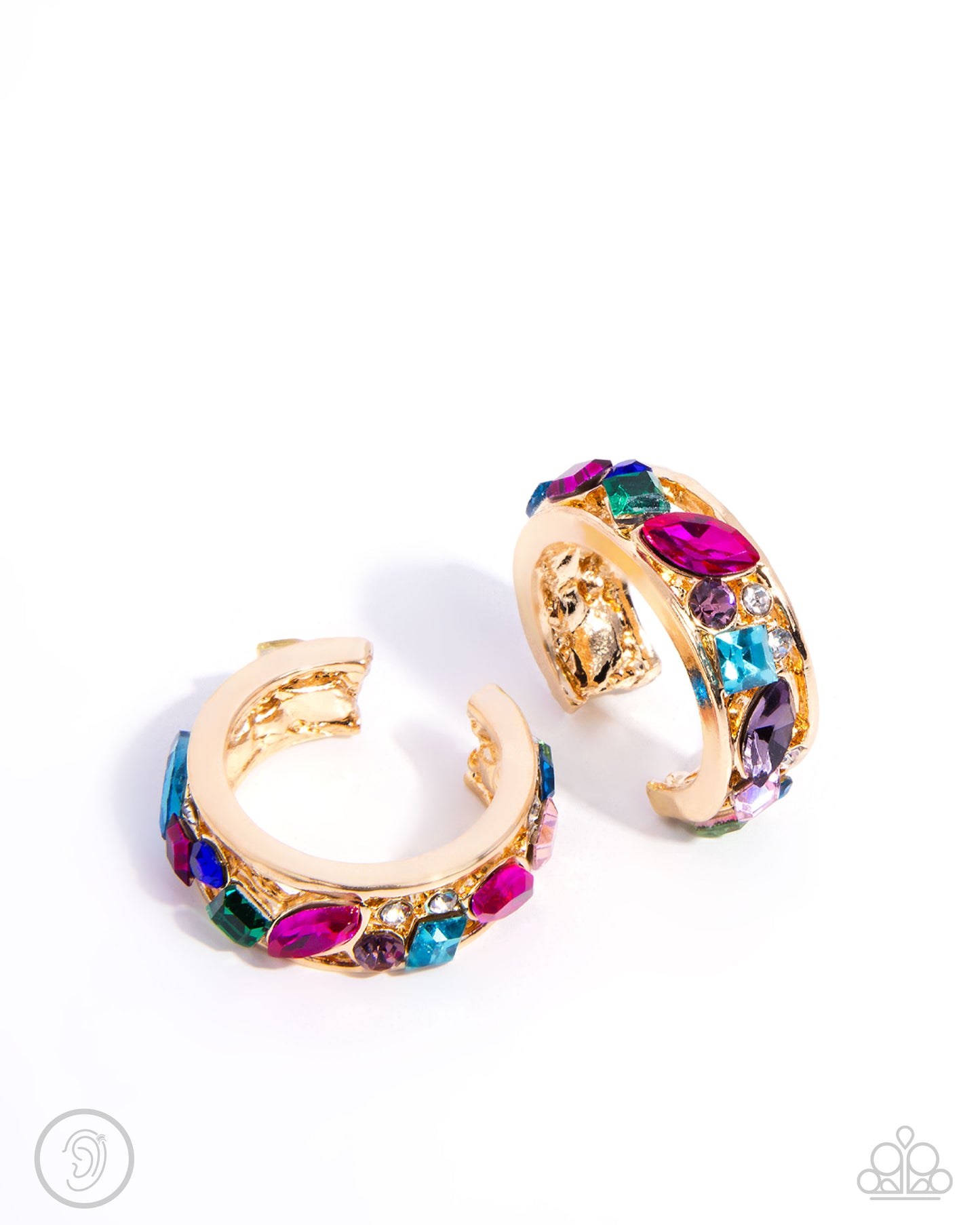 Adorable Assortment Multi Gold Ear Cuffs