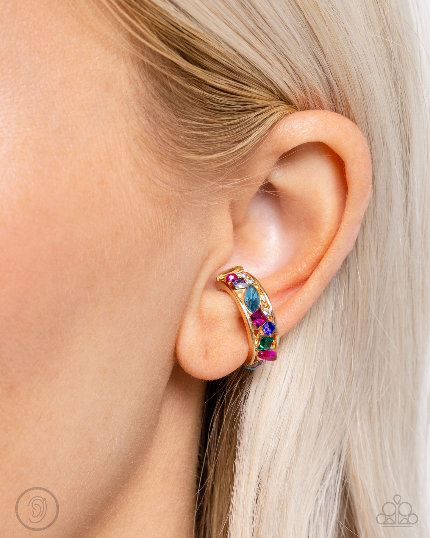 Adorable Assortment Multi Gold Ear Cuffs