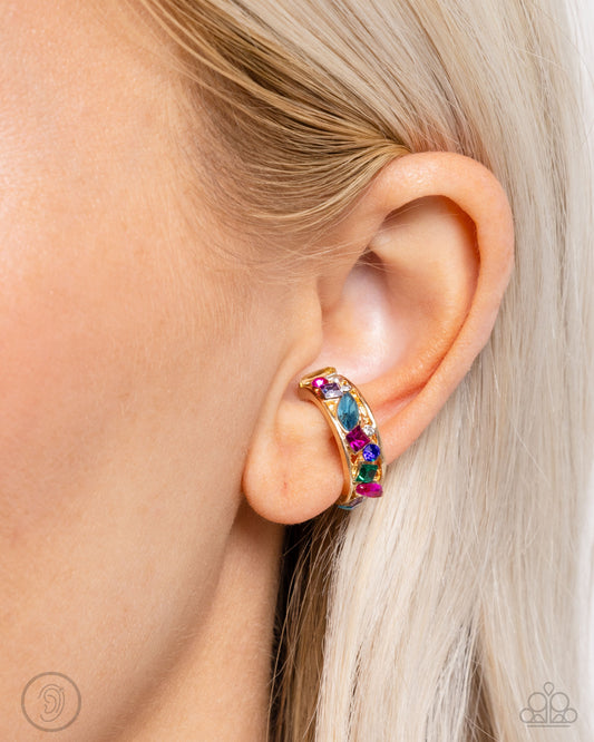 Adorable Assortment Multi Gold Ear Cuffs