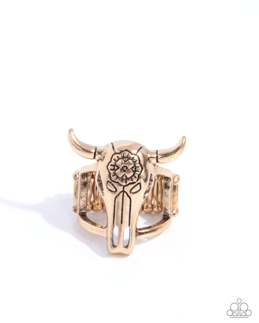 Whimsical Wildlife Gold Ring