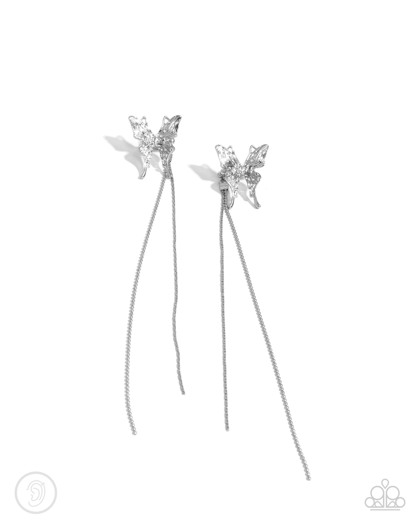 Take Flight Silver Butterfly Ear Cuff