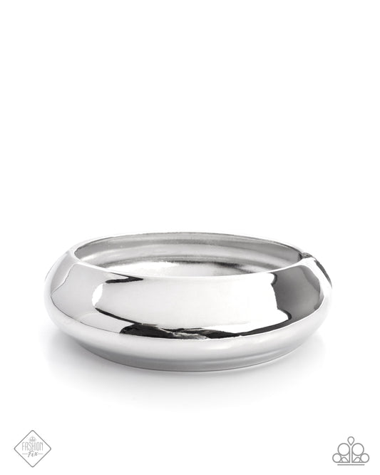 Rainy Refulgence Silver Bangle