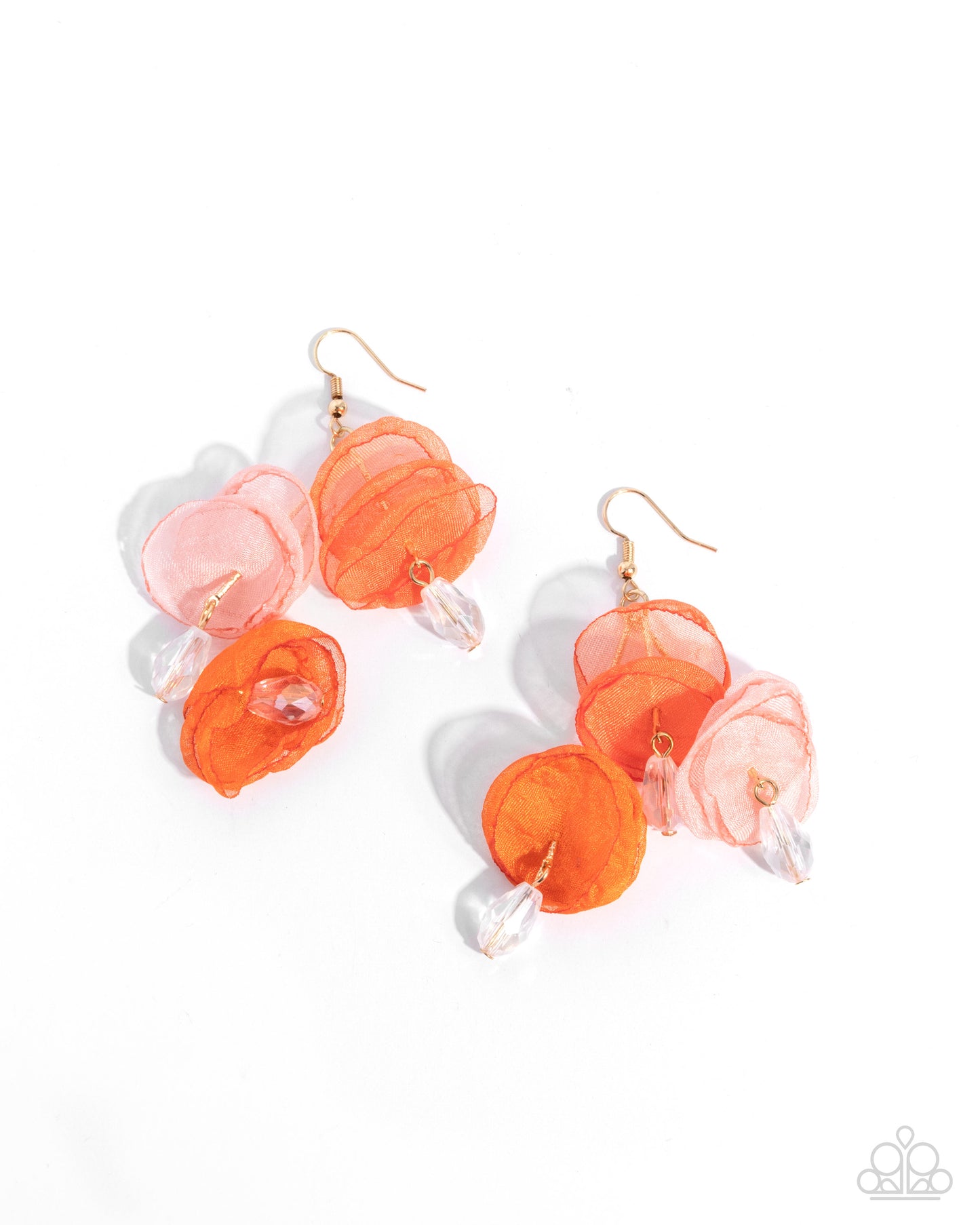 Wonderland Welcome Orange Floral Earrings