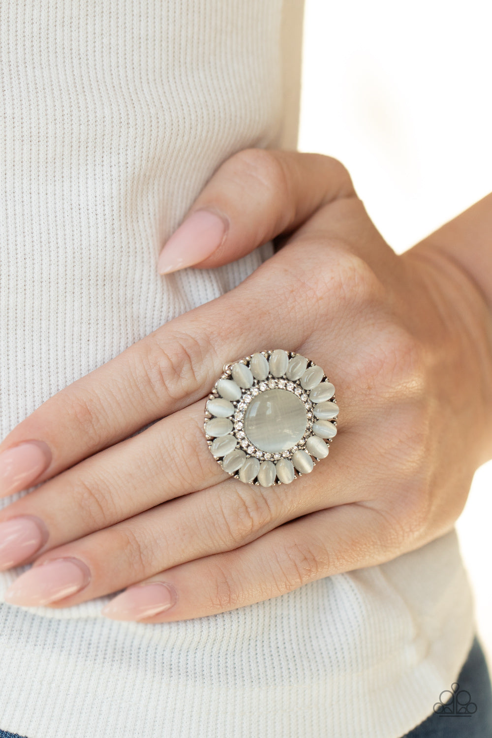 Elegantly Eden White Ring