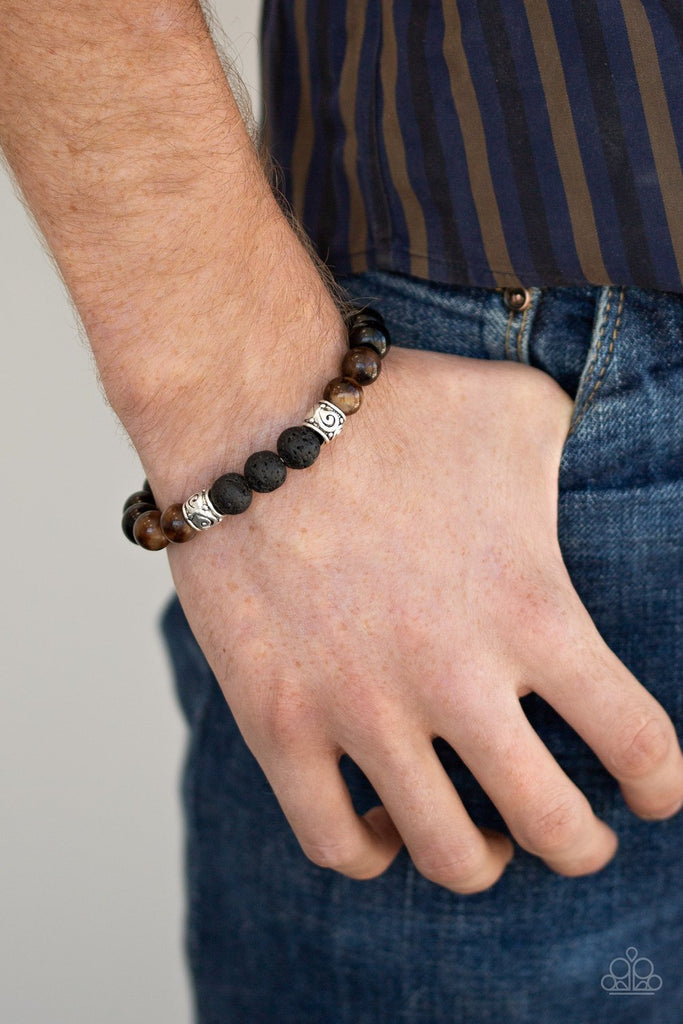 Mantra Brown Urban Unisex Bracelet