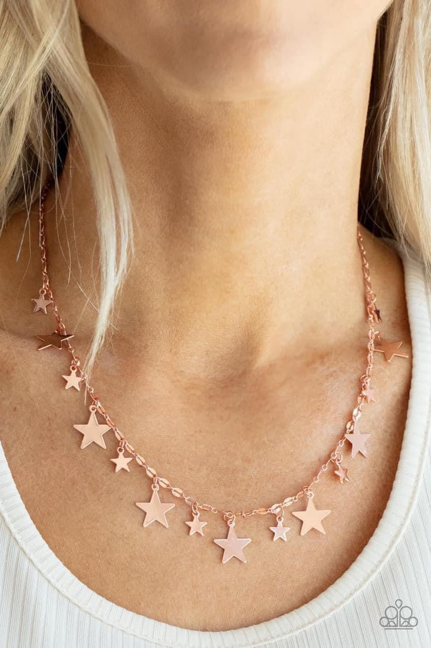 Starry Shindig Copper Star Necklace