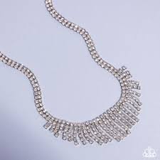 Daring Decadence Silver Necklace