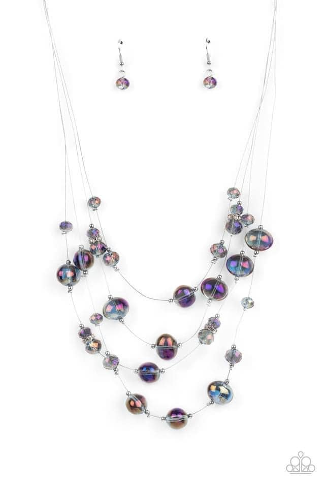 Cosmic Real Estate Multi Oil Spill Necklace