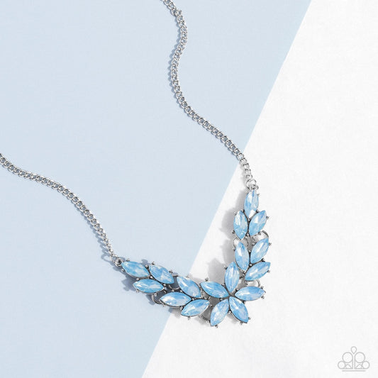 Ethereal Efflorescence Blue Necklace