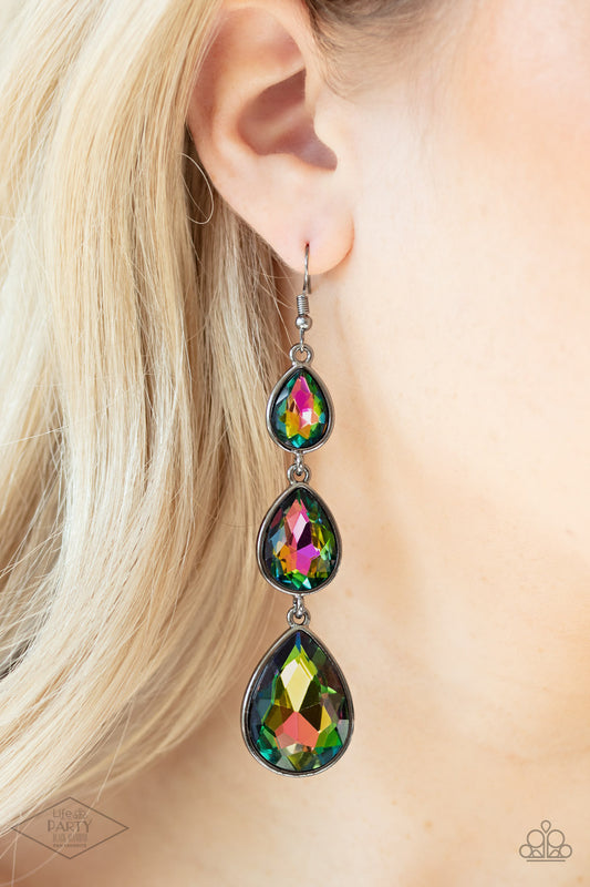 Metro Momentum Multi Oil Spill Earrings