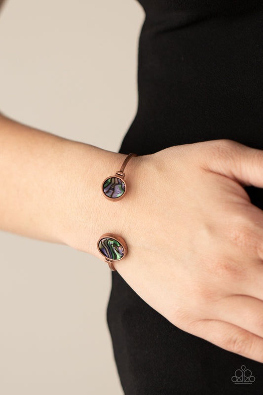 Space Oracle Copper Cuff Bracelet