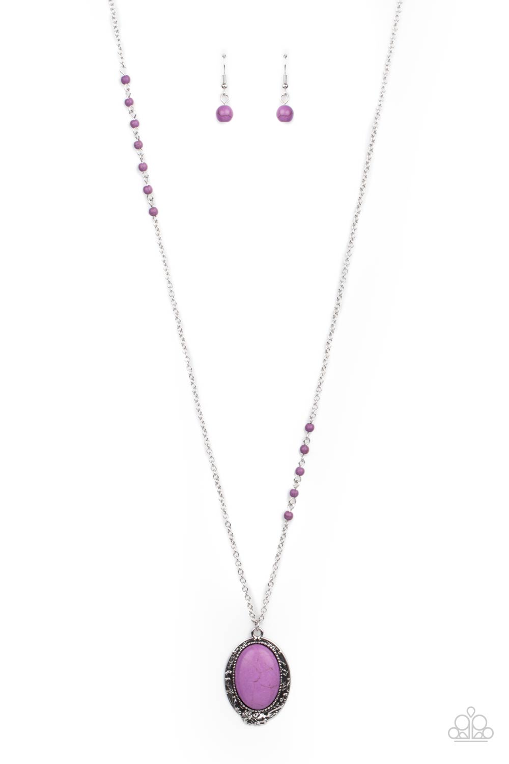 Plateau Paradise Long Purple Necklace