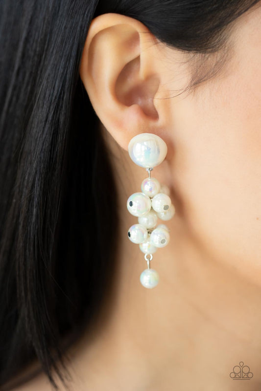 Dont Rock The YACHT Multi Iridescent Pearl Earrings