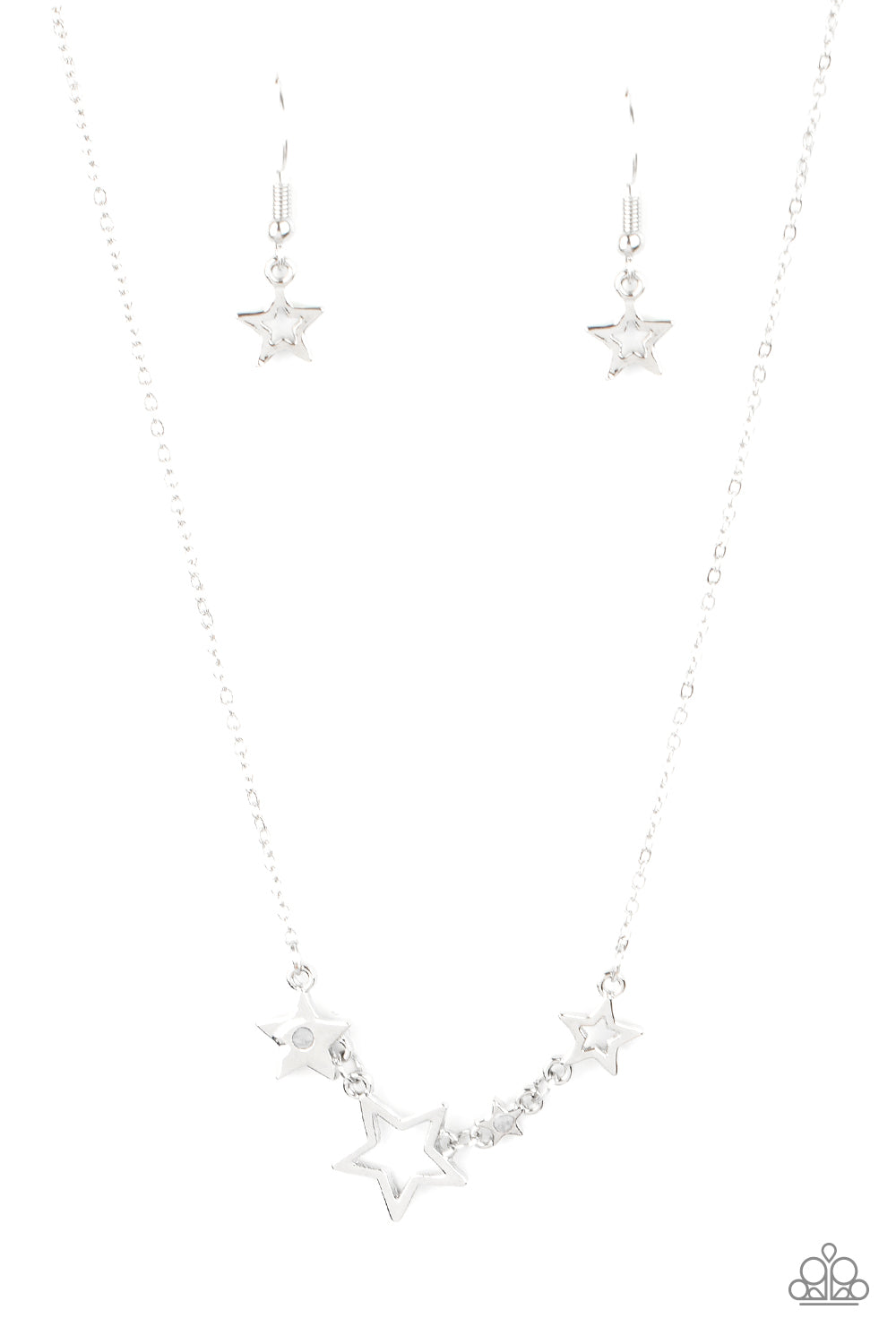 Proudly Patriotic Silver Star Necklace