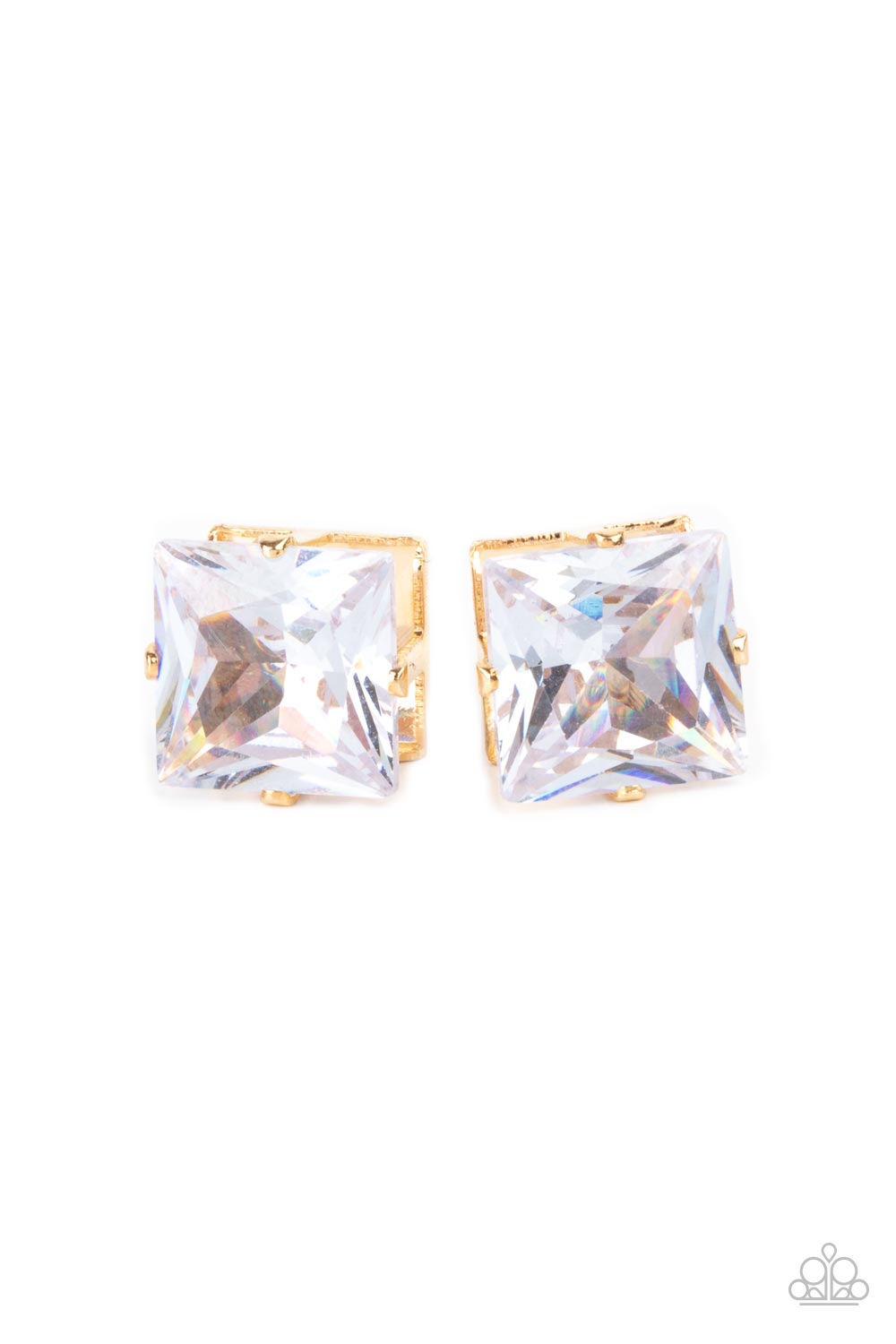 Times Square Timeless Gold Post Earrings