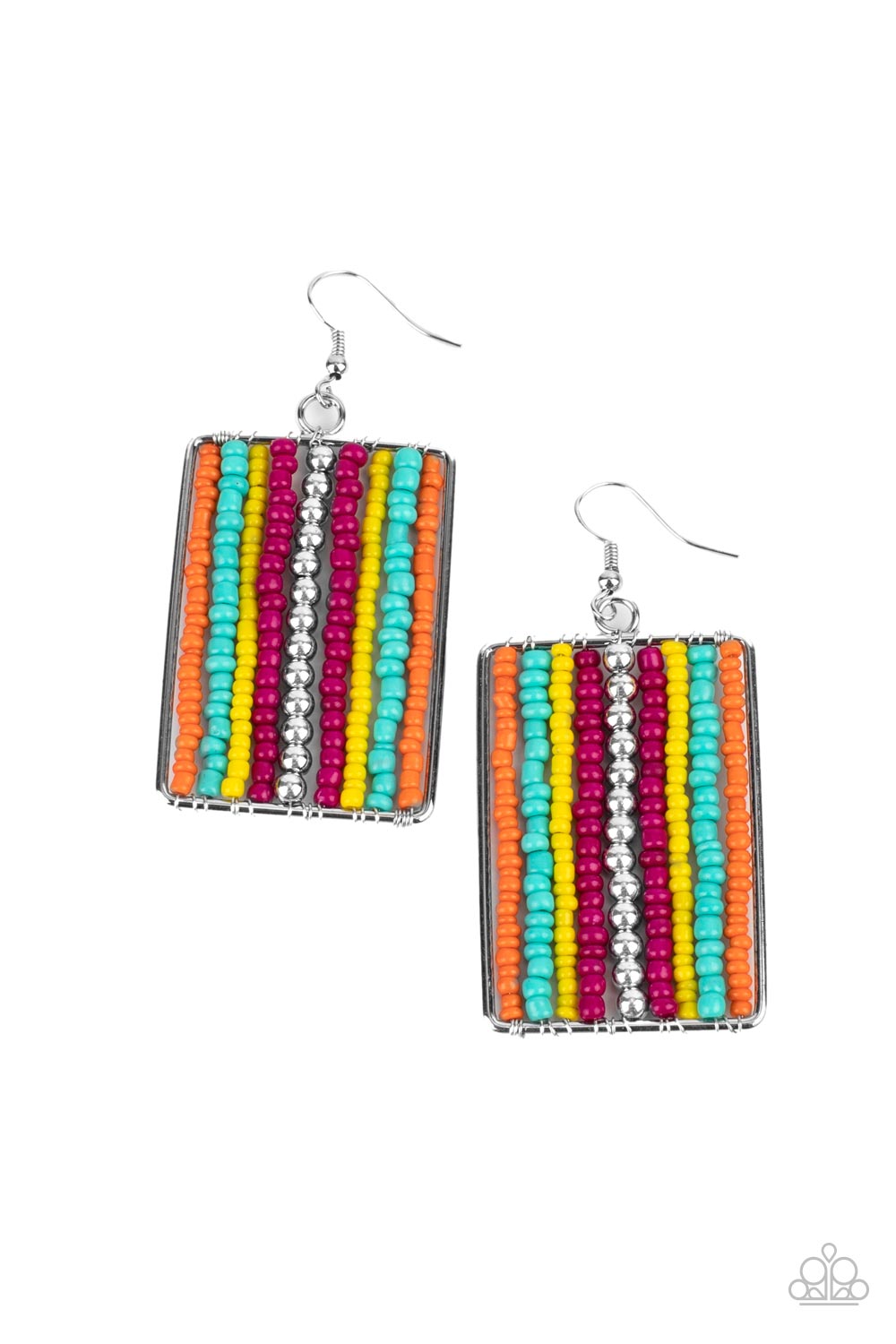 Beadwork Wonder Multi Seedbead Earrings