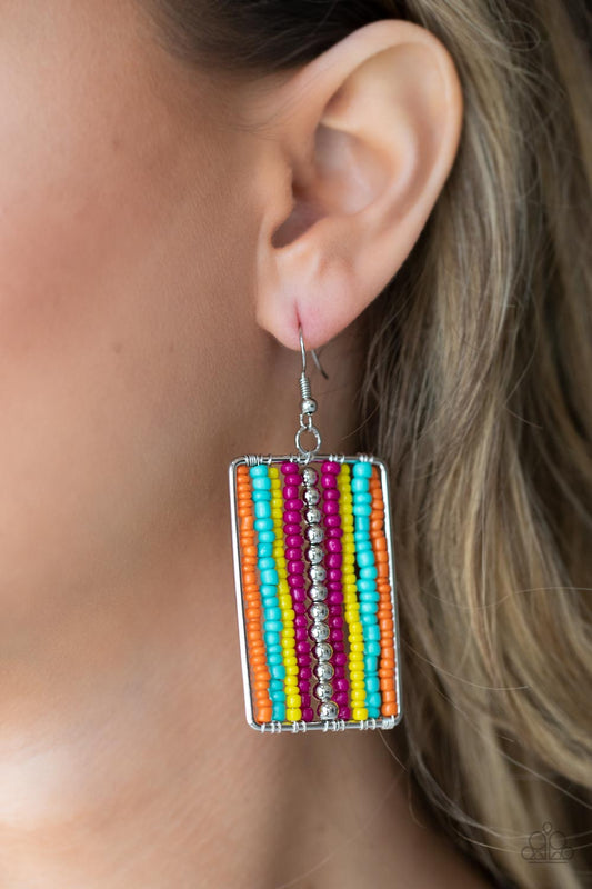 Beadwork Wonder Multi Seedbead Earrings