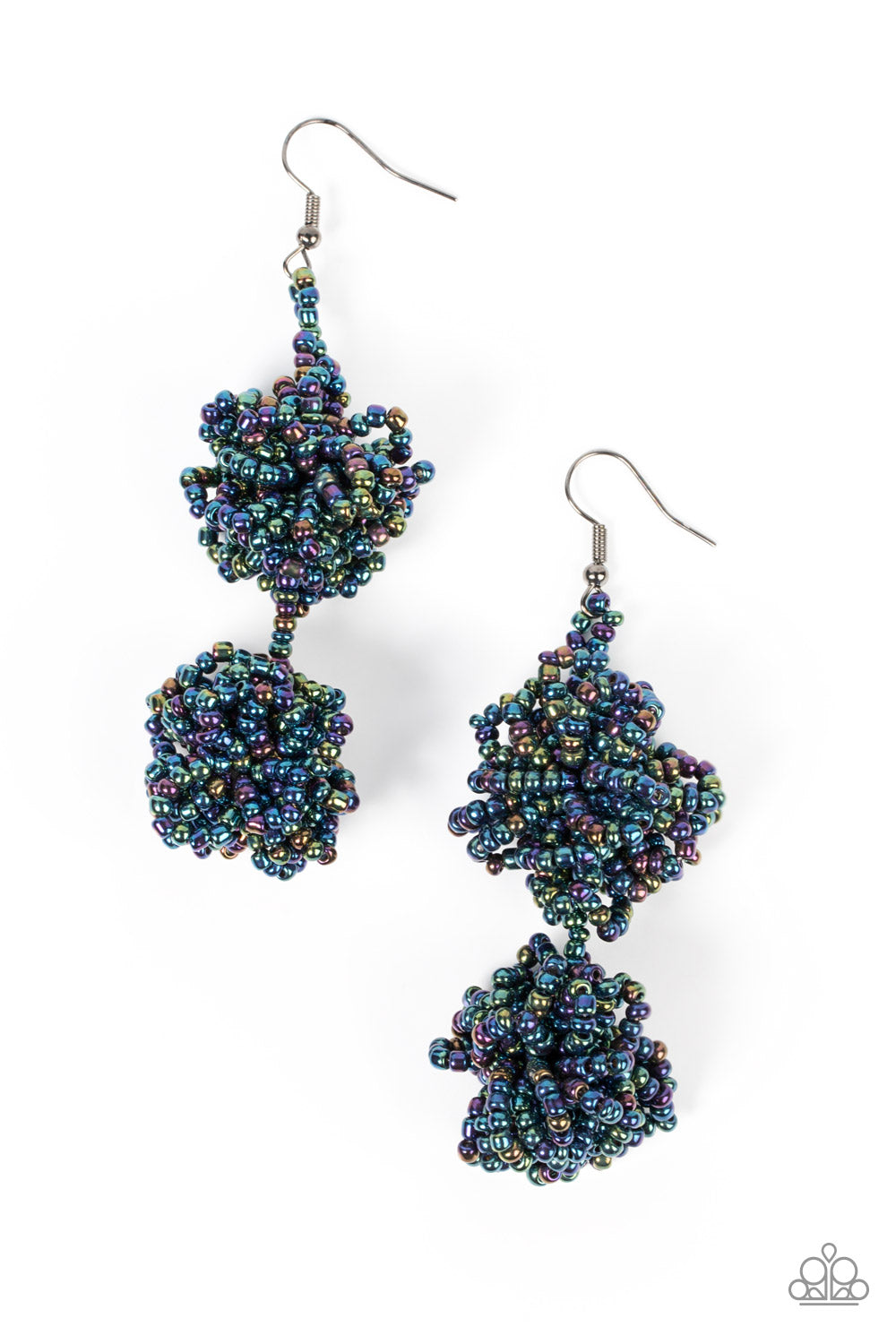 Celestial Collision Multi Oil Spill Earrings