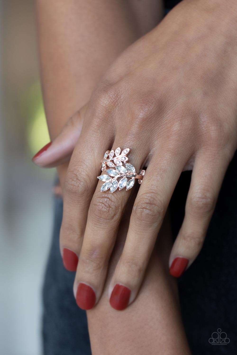 Glowing Gardenista Rose Gold Ring